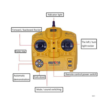 Remote Control Forklift Orange & Black