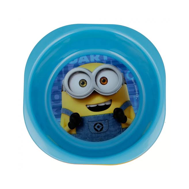 Kitchen Life 3 Piece Minions Rule Plastic Bowl Set Assorted