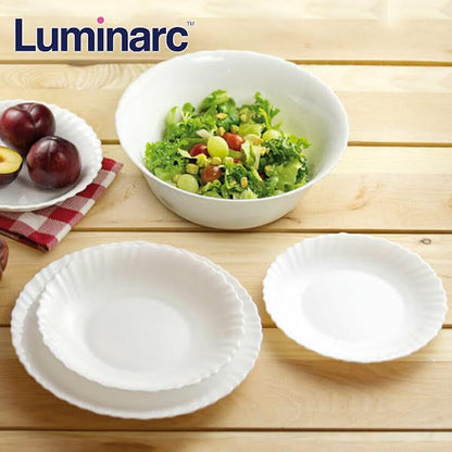 Luminarc Feston 46 Piece Dinner Set White
