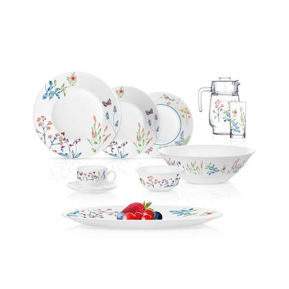 Luminarc Essence Isaure 46 Piece Dinner Set White