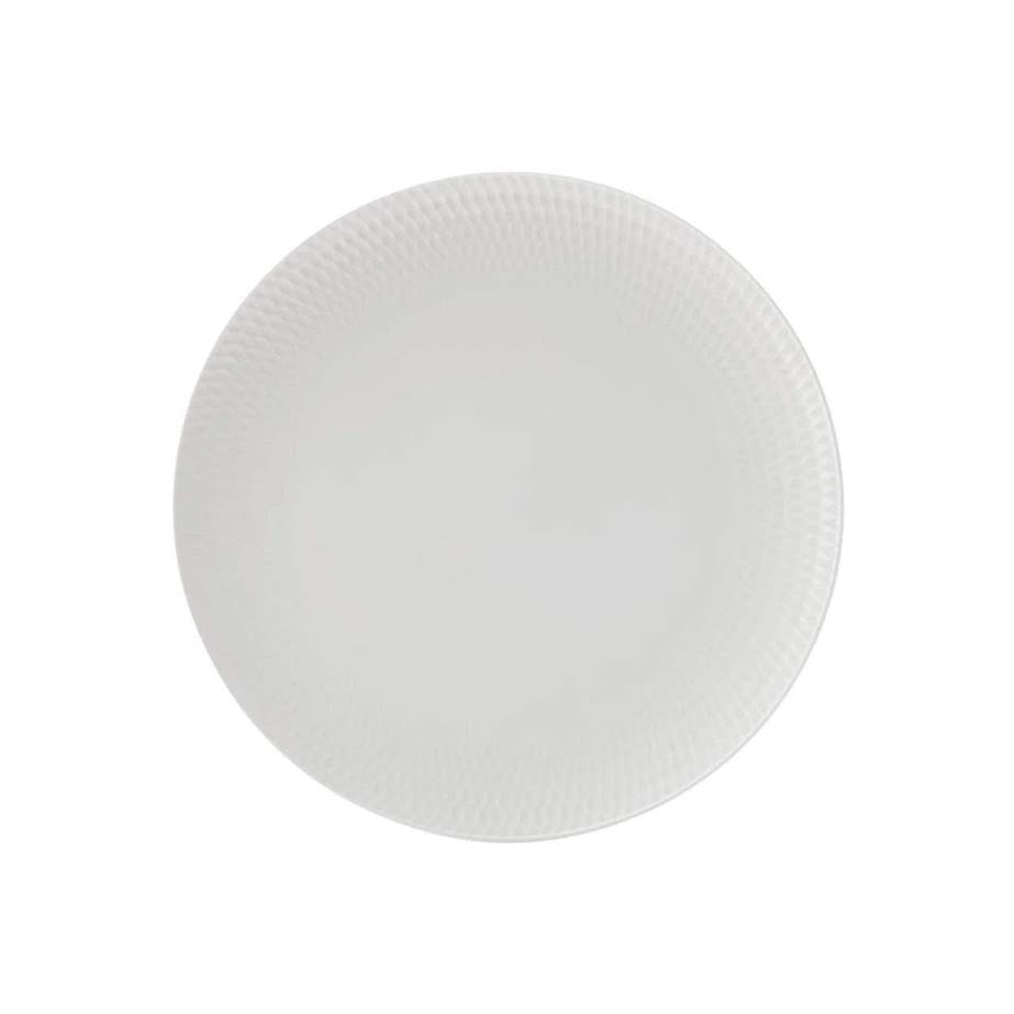 Maxwell & Williams White Basics 27cm Diamonds Dinner Plate White