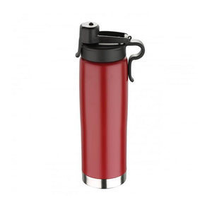 Kitchen Life 500ml Stainless Steel Walking Anywhere Water Bottle Red