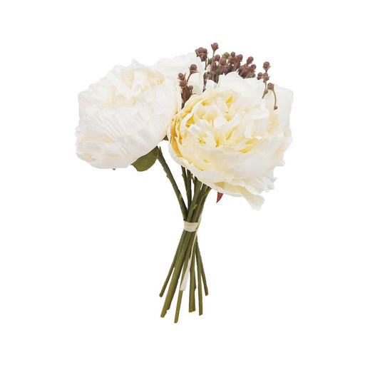 Urban Decor Artificial Flower Bouquet White