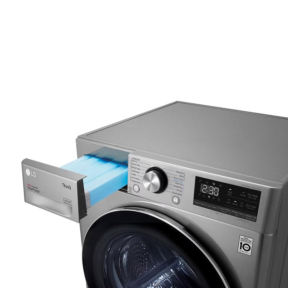 LG 10.5kg Wash / 7kg Dry Washer Dryer Combo Silver