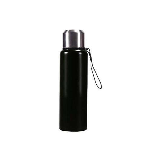 Kitchen Life 600ml Stainless Steel Vacuum Flask Black