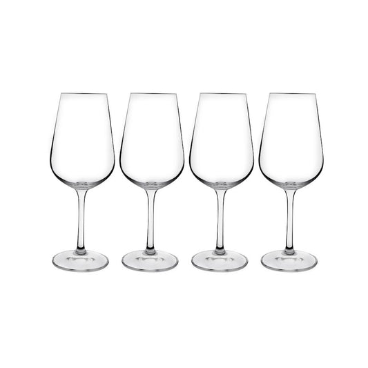 Consol 4 Piece 360ml Signature Vienna Stem White Wine Glass Set Clear