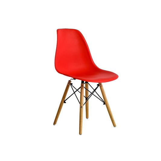 Exotic Designs Shell Beach Legs Chair Red