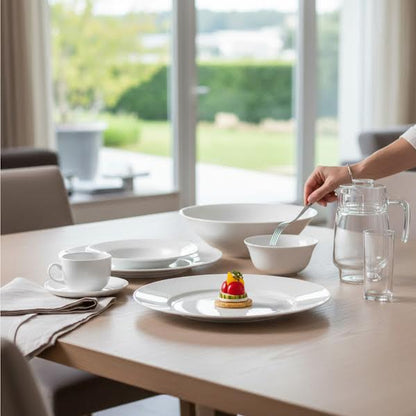 Luminarc Essence 46 Piece Dinner Set White