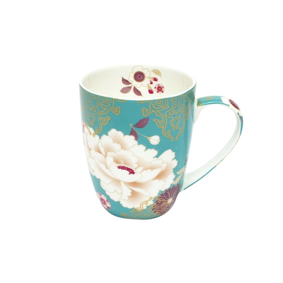 Maxwell & Williams 400ml Kimono Mug Teal