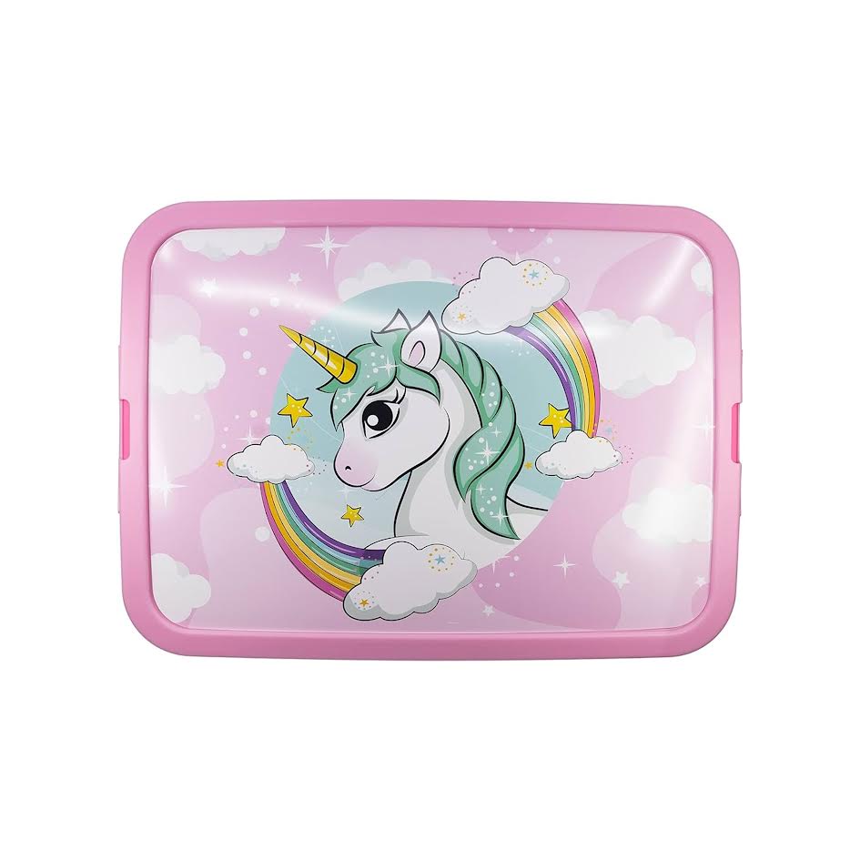 Stor Unicorn Storage Box With Click Closure