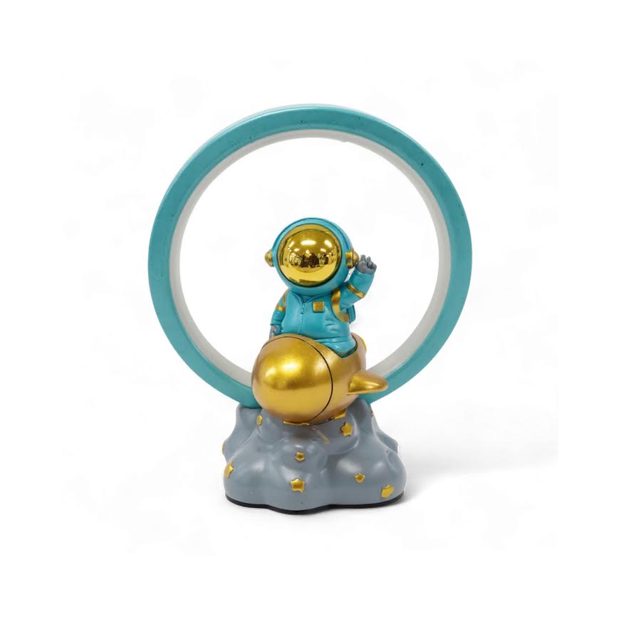 Astronaut Desk Lamp - Blue