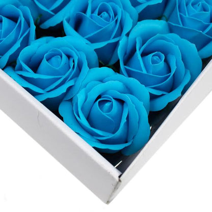 Urban Decor Artificial Flowers Box of 50 Blue