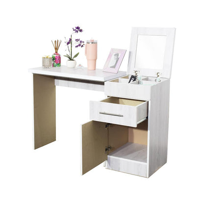 Exotic Designs Multipurpose Dresser - White