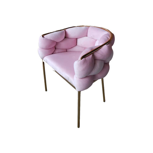 Exotic Designs Abstract Occasional Chair Pink