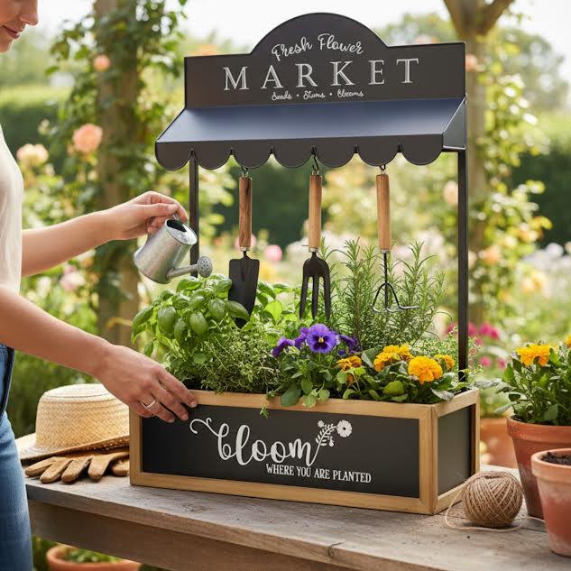 Hanging Planter Black