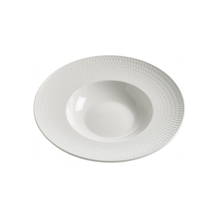 Maxwell & Williams 30cm Pasta Plate Diamonds Round White