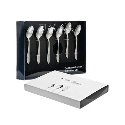 St James 6 Piece Kensington Teaspoon Set Silver