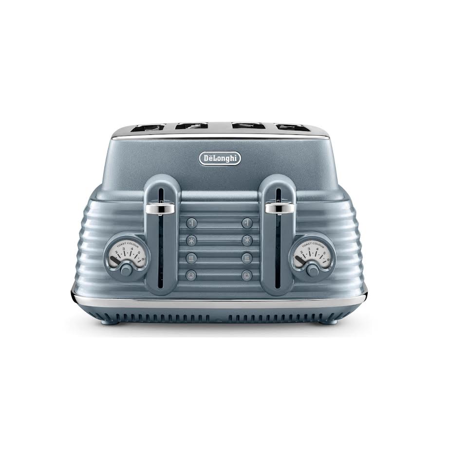 Delonghi Scultura 4 Slice Toaster Blue