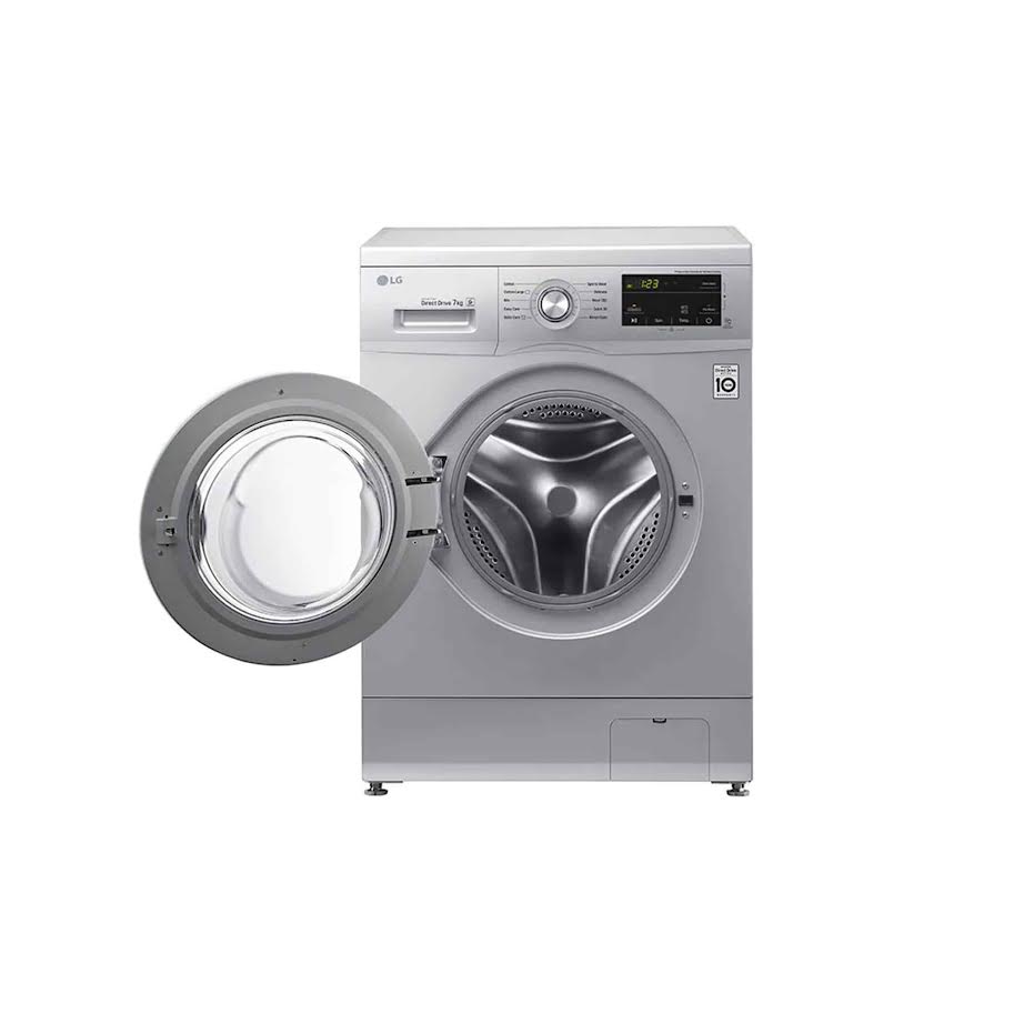 LG 8kg Luxury Front Loader Washing Machine Silver