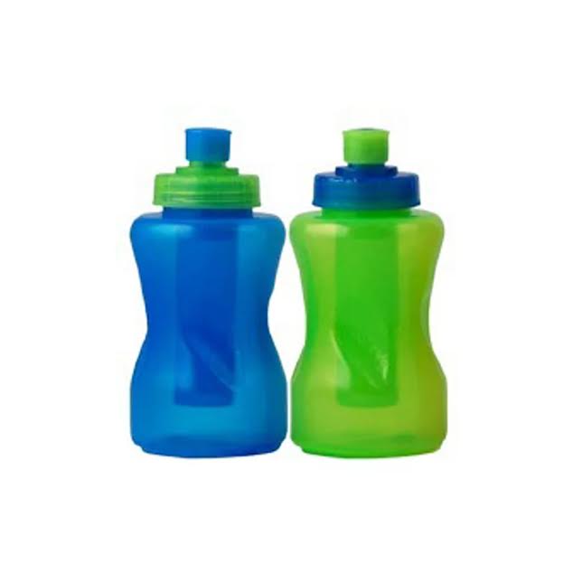 Cool Gear 2 Piece Kids Teardrop Bottle Set Blue & Green