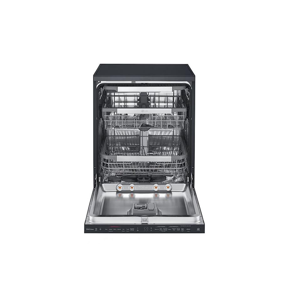 LG QuadWash Steam Dishwasher Black