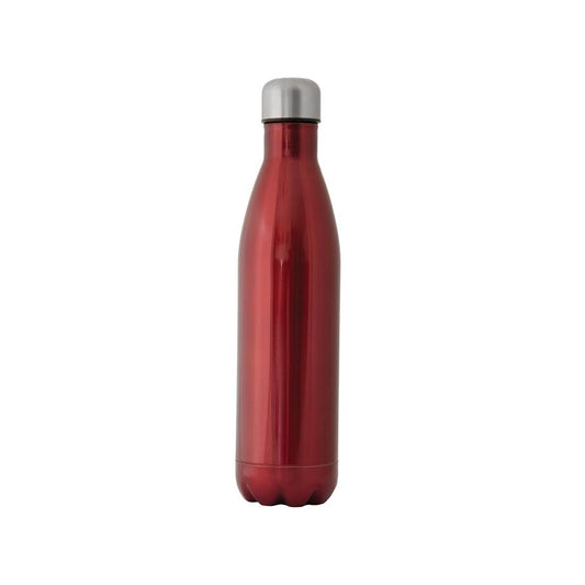 Kitchen Life 500ml Stainless Steel Sports Bottle Red
