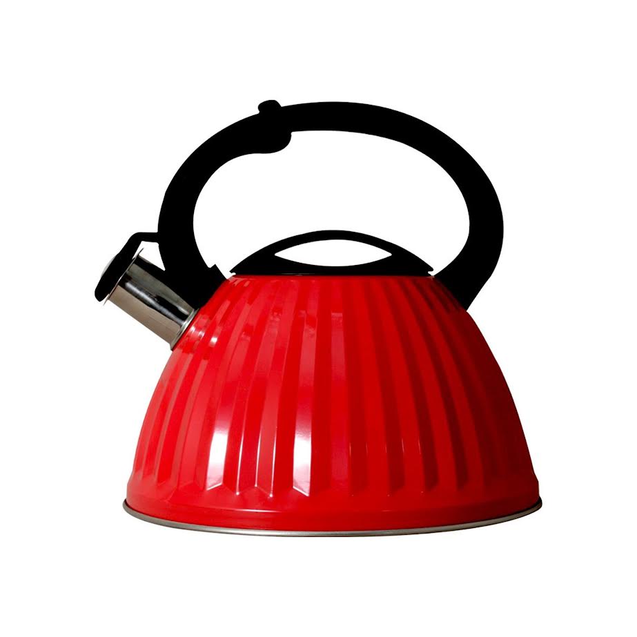 Aqua 3,2Lt Stove Top Kettle Matt Red