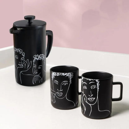 Carrol Boyes 375ml Elegant Mug Black