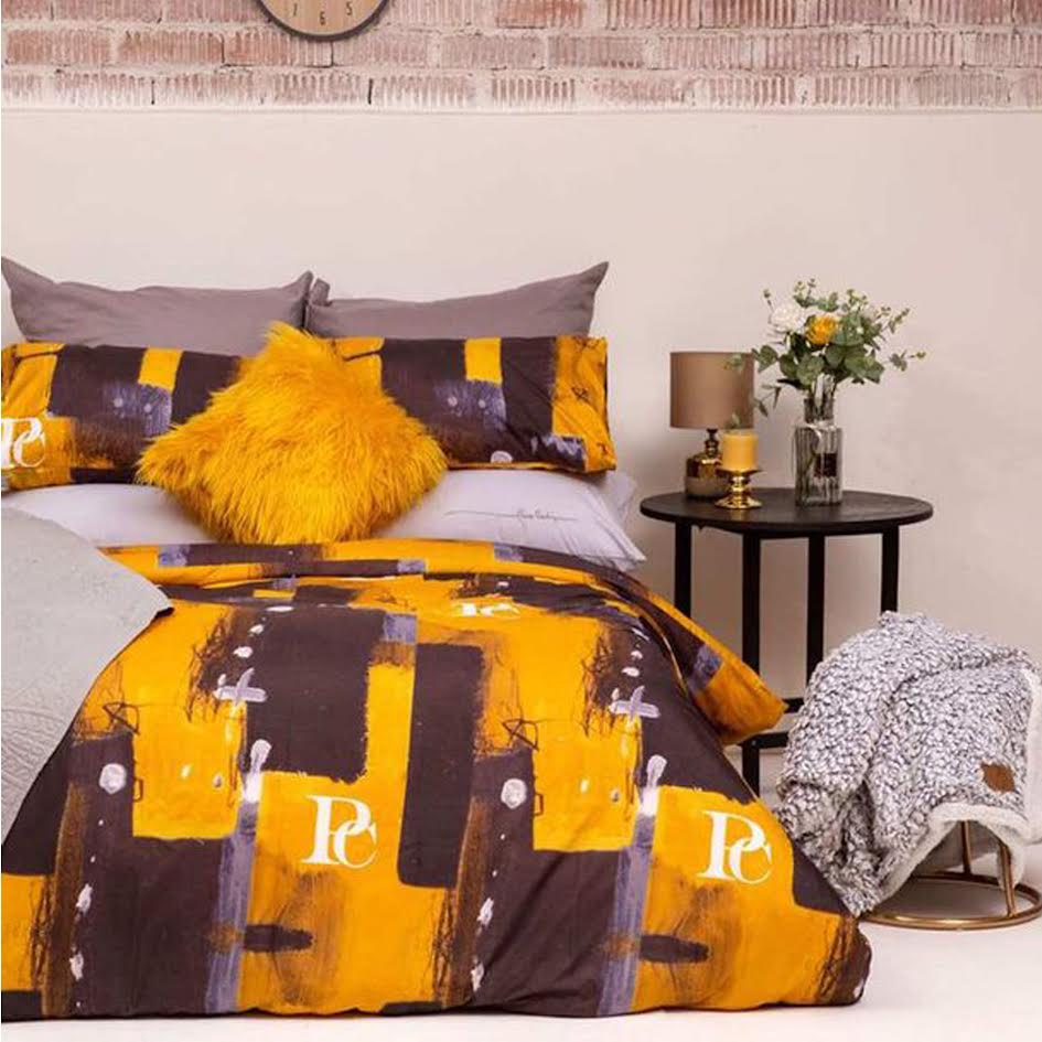 Pierre Cardin 3 Piece Queen Duvet Cover Set Keaton The Culinarium