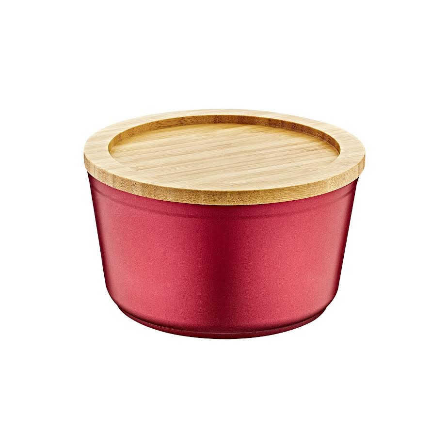 OMS Granite 16cm Non Stick Container Red