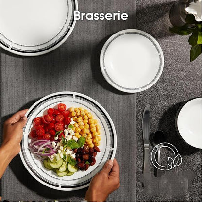 Corelle 16 Piece Brasserie Dinner Set White