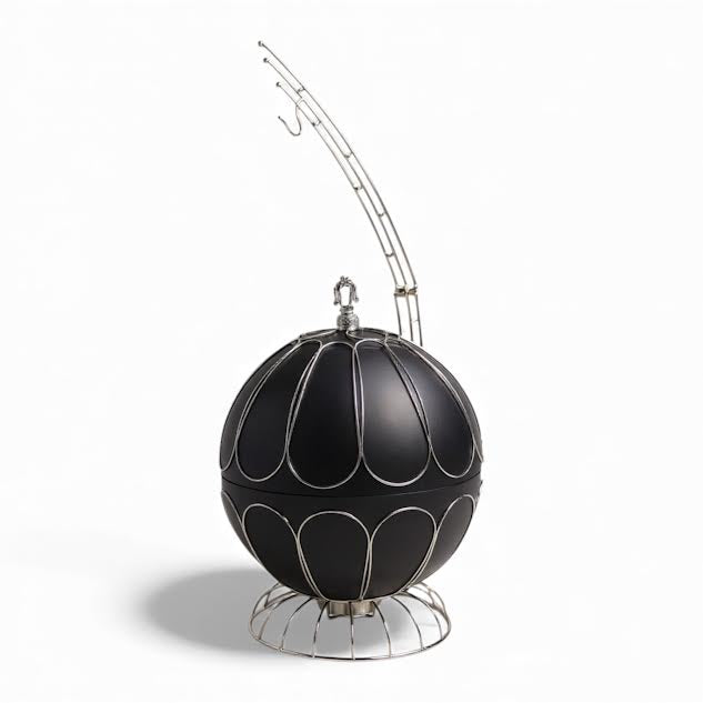 8Lt Chafing Dish Black & Silver