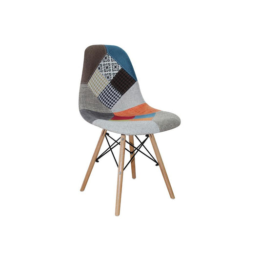 Exotic Designs Desi Eames Chair Patch Design Multicoloured