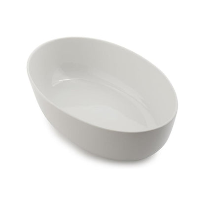 Kitchen Life Ceramic Oval Bowl White