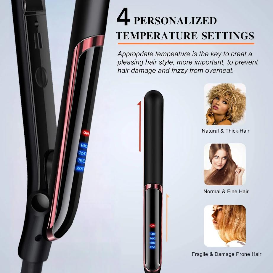 Sunbeam Super Slim Ceramic Coated Hair Straightener Black