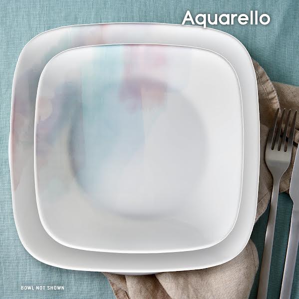 Corelle Aquarello 16 Piece Dinner Set White