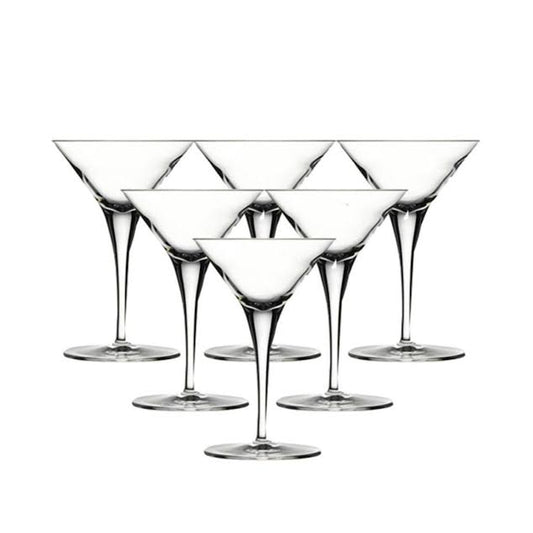 Pasabahce Fame 6 Piece Martini Glass Set Clear