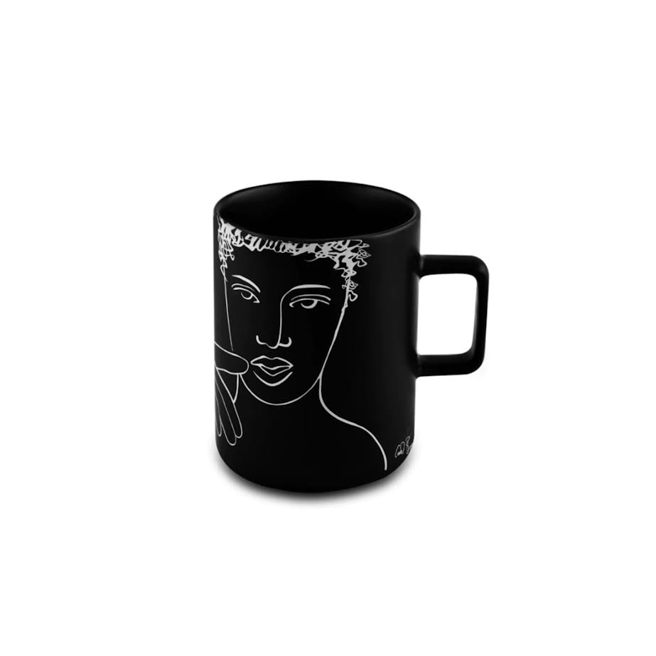 Carrol Boyes 375ml Pensive Mug Black