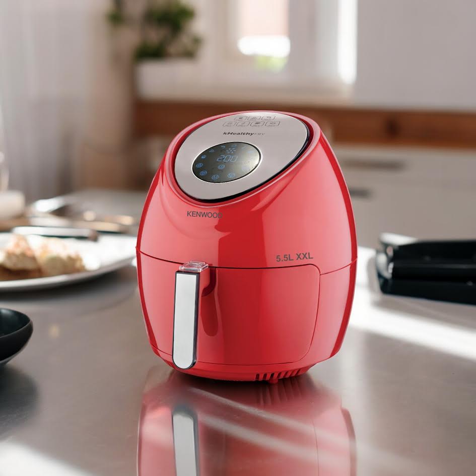 Kenwood 5.5Lt kHealthy Air Fryer Red