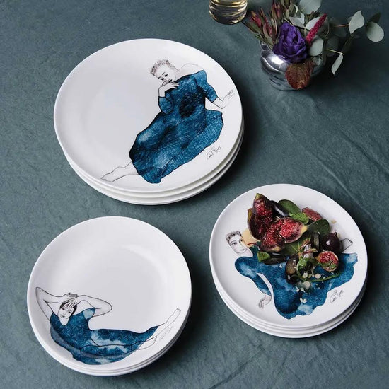 Carrol Boyes Face Facts Dinner Plate Set Of 4
