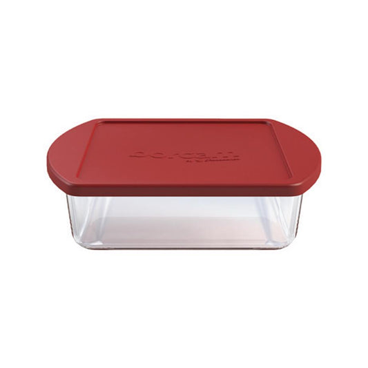 Borcam 1.4Lt Square Baking Tray with Lid Clear