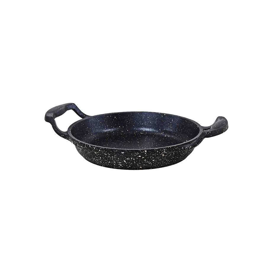 OMS 18cm Granite Egg Pan Black