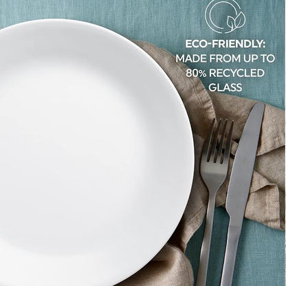 Corelle 16 Piece Winter Frost Dinner Set White