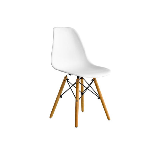 Exotic Designs Shell Beach Legs Chair White