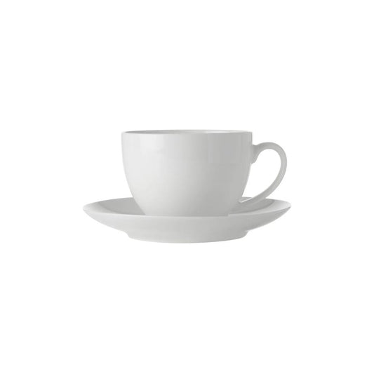 Maxwell & Williams 280ml White Basics Cup And Saucer White