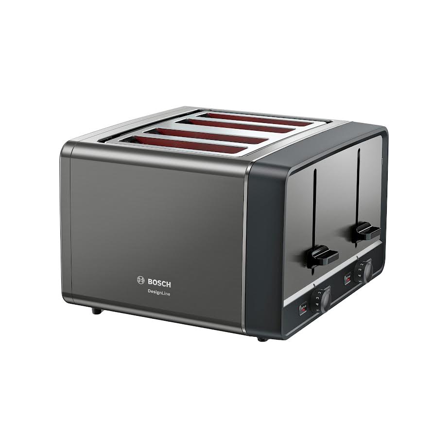 Bosch DesignLine 4 Slice Toaster Graphite The Culinarium