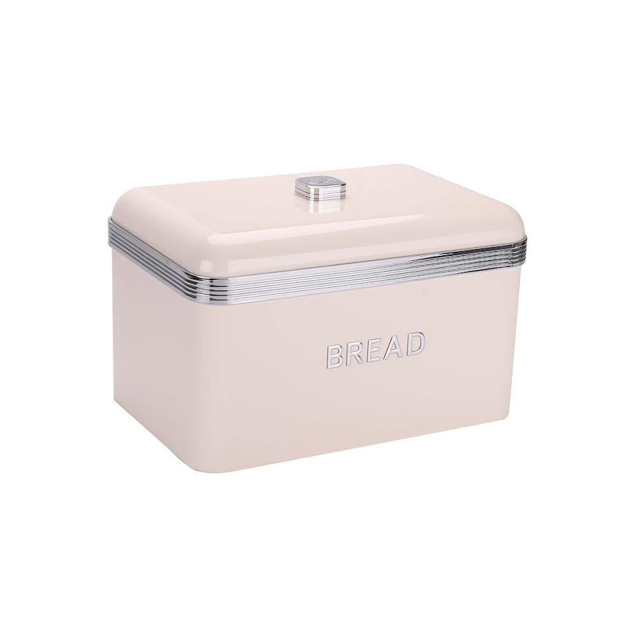 CH Retro Deluxe Bread Bin & 3 Piece Canister Set Cream