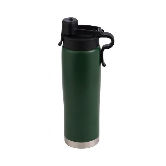 Kitchen Life 500ml Stainless Steel Walking Anywhere Water Bottle Green
