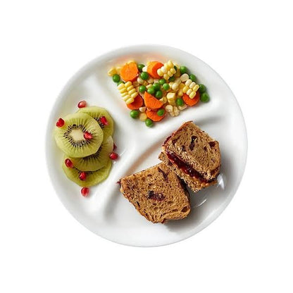 Corelle Winter Frost 26cm 3 Division Plate White