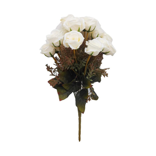 Urban Decor Artificial Flower Bouquet White